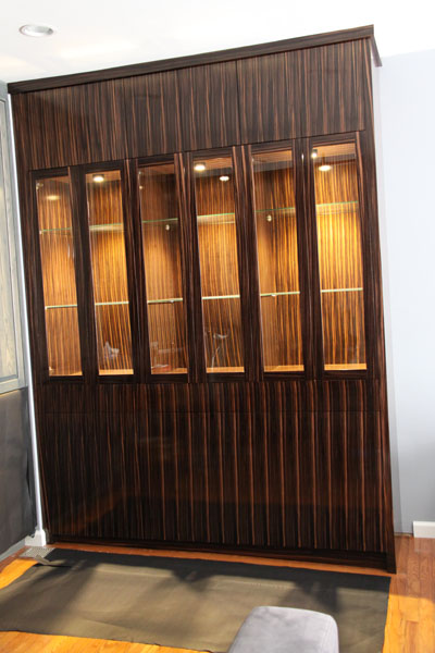 Ebony Display Cabinet